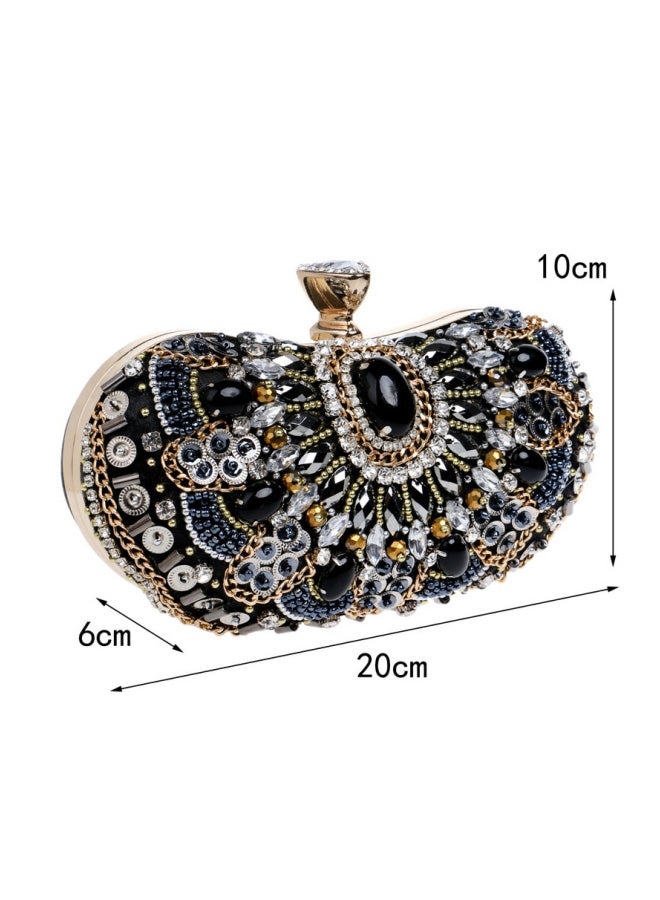 Stone Studded Party Clutch