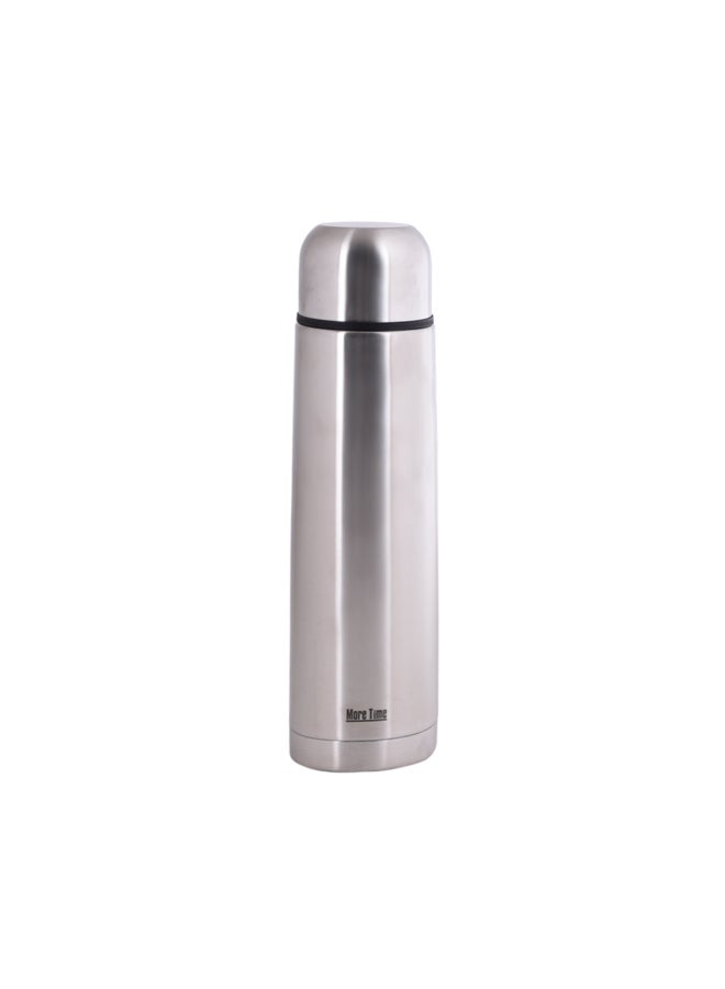 ترمس حراري من الستانلس ستيل فضي اللون سعة 1000 مل