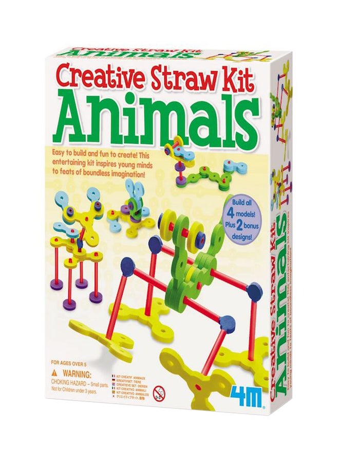 4m Creative Straw Kit - Animals 