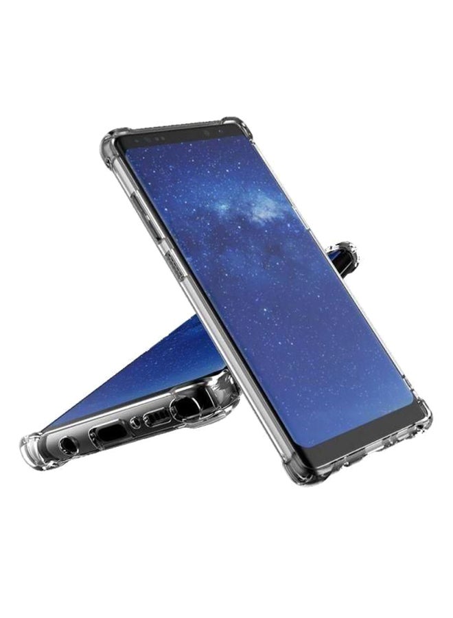 غطاء حماية واقٍ لهاتف سامسونج جالاكسي نوت 8 شفاف