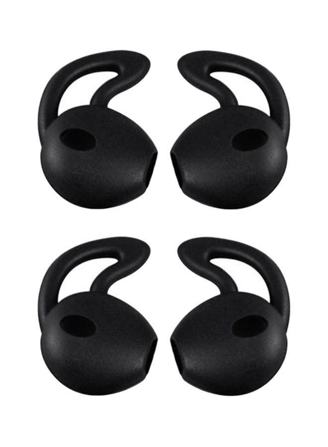 Generic - 4 Piece In-Ear Eartips Earbuds Earphone Case Cover Skin For Apple AirPods iPhone 7 Black - Image 1