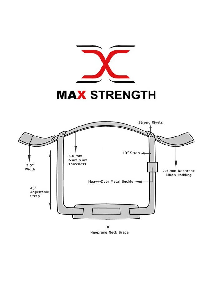ماكس سترينث مثبت ذراع لرفع الأثقال - Image 4