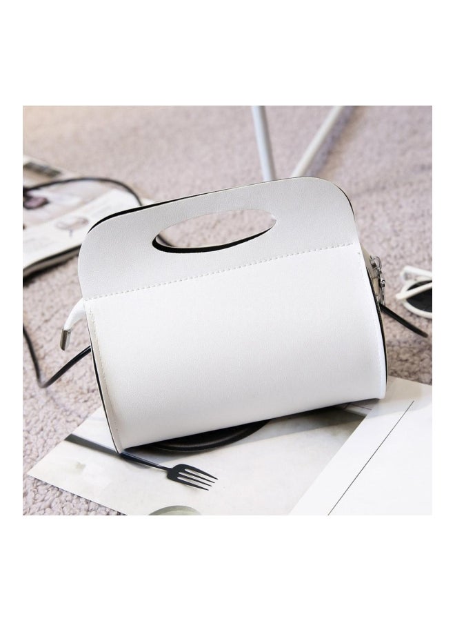 Cake Print Pattern Party Crossbody Bag White  - Image 2
