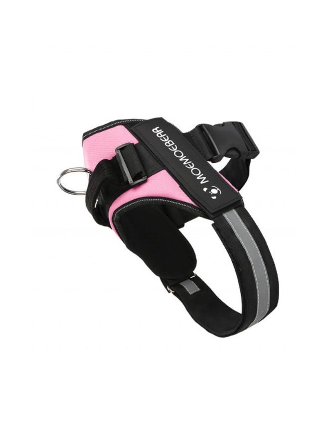 Reflective Vest Dog Harness Pink/Black Suitable for Dog Chest 65cm-81cm , 23-30KG. - Image 2