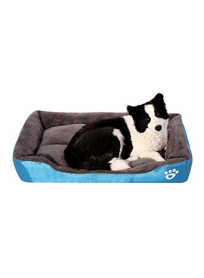 Kennel Pet Cushion Bed Blue/Grey 65x55centimeter - Image 2