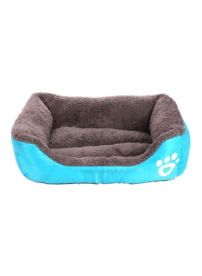 Kennel Pet Cushion Bed Blue/Grey 65x55centimeter - Image 1