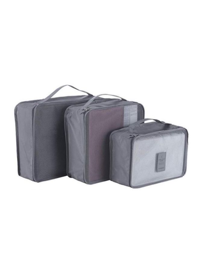 6-Piece Travel Pouch Set Grey  - Image 4
