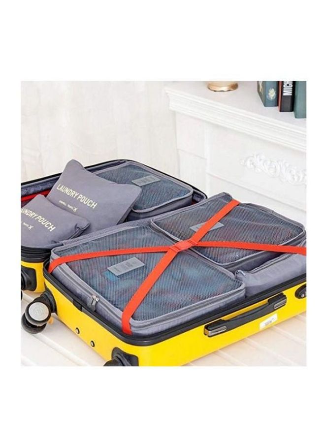 6-Piece Travel Pouch Set Grey  - Image 5
