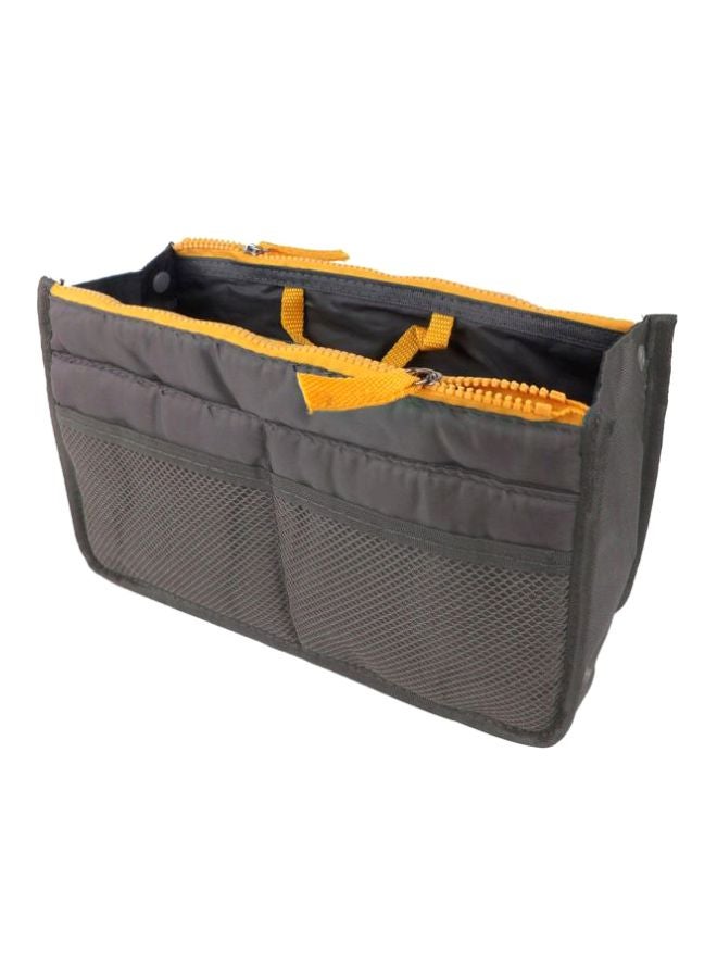 Waterproof Travel Bag Grey/Yellow - Image 1
