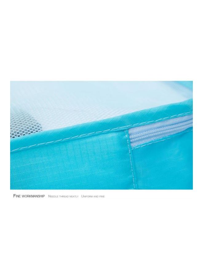 6-Piece Travel Pouch Set Sky Blue - Image 4