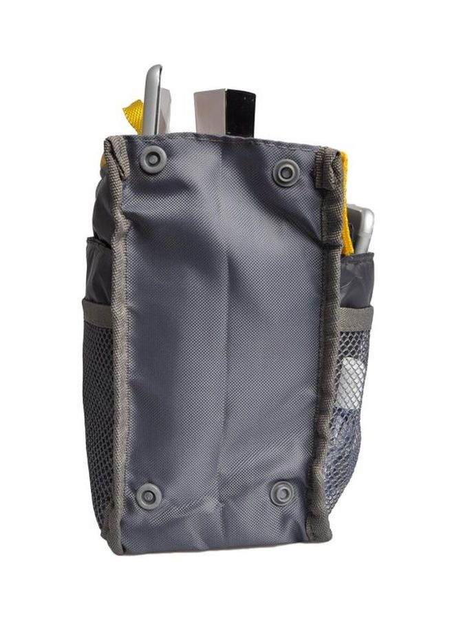 Waterproof Travel Bag Grey/Yellow - Image 3