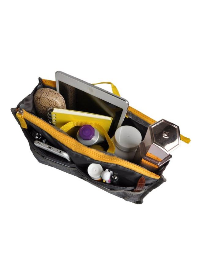 Waterproof Travel Bag Grey/Yellow - Image 2