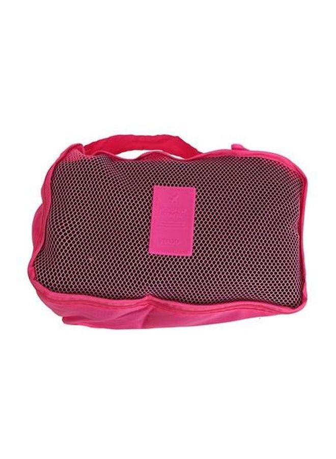 6-Piece Travel Pouch Set Pink - Image 4