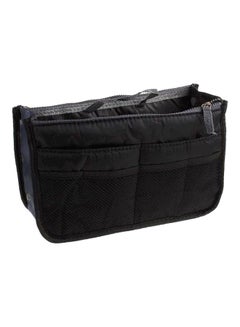 Generic Nylon Bag In Bag Organizer Black/Grey 