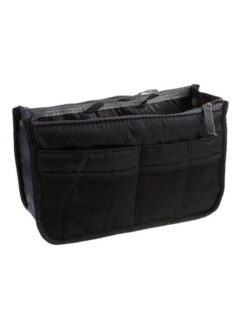 Nylon Bag In Bag Organizer Black/Grey
