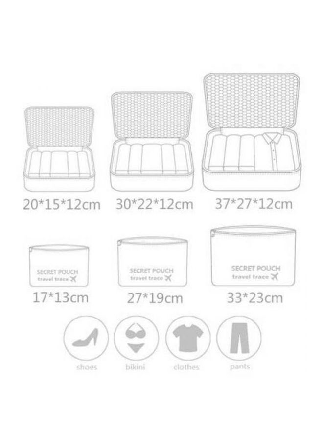 SECRET POUCH 6-Piece Travel Pouch Set Green  - Image 3