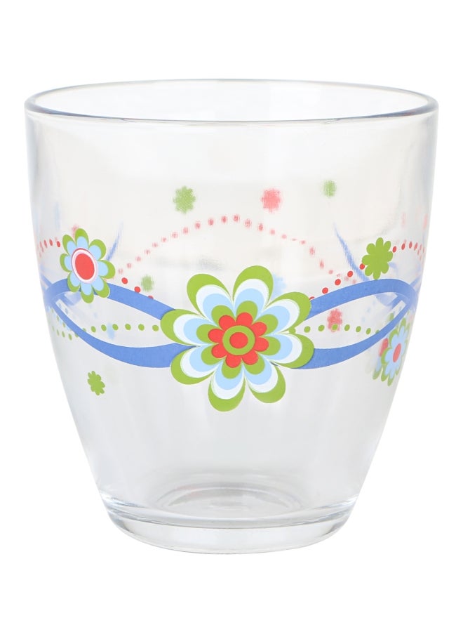 باساباتشي طقم كؤوس زجاجية من 6 قطع شفاف/أزرق 30x14x9سم - Image 2