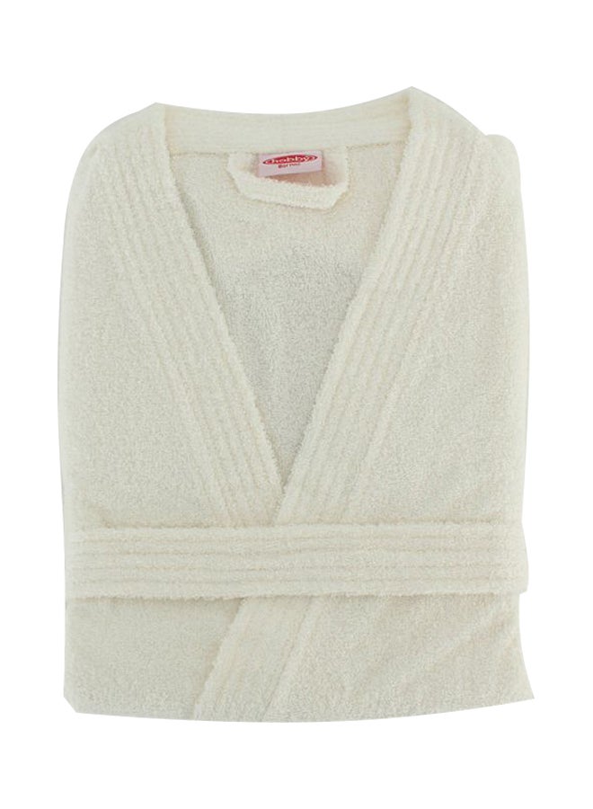 Hobby Smart Bathrobe Cream One Size - Image 1