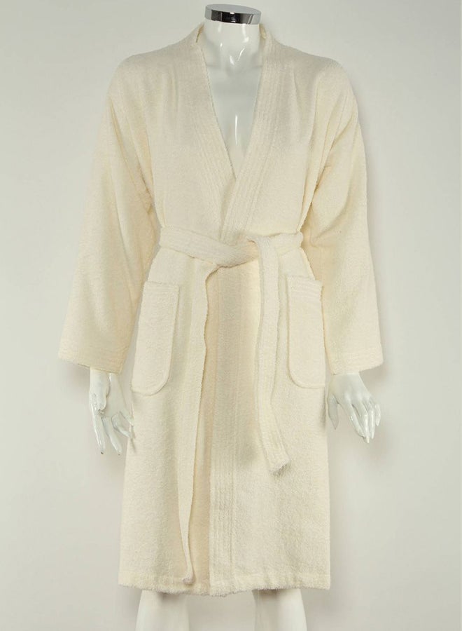 Hobby Smart Bathrobe Cream One Size - Image 2