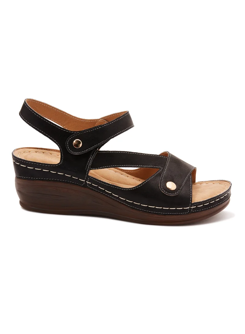 shoexpress Mugo Comfort Sandals Black