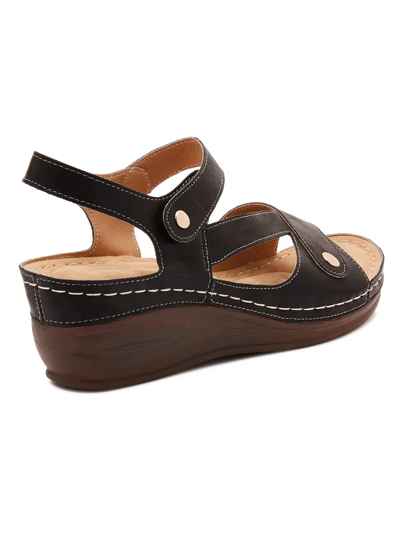 shoexpress Mugo Comfort Sandals Black