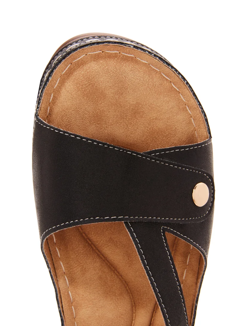 shoexpress Mugo Comfort Sandals Black