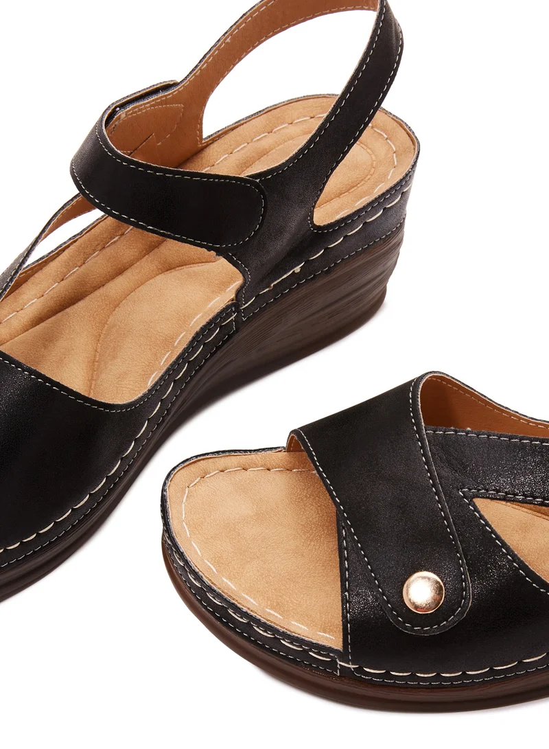 shoexpress Mugo Comfort Sandals Black