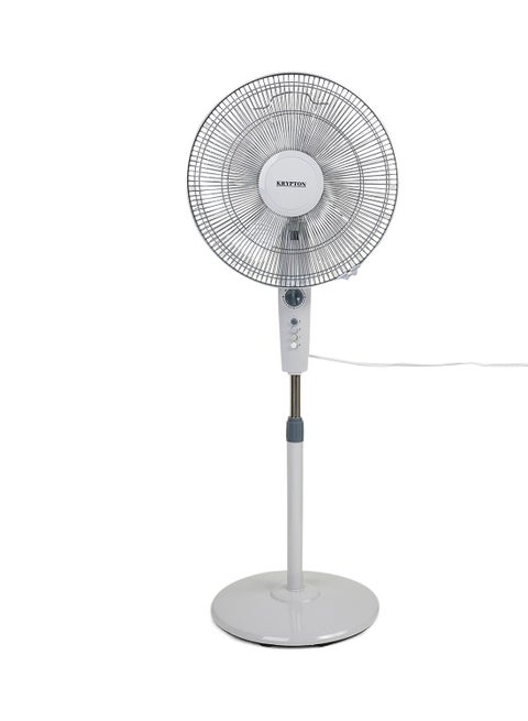 مروحة عمودية محمولة 16 kg 60 W KNF6112 أبيض
