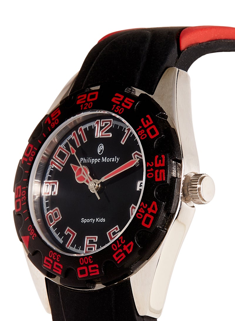 Philippe Moraly of Switzerland Water Resistant Rubber Analog Wrist Watch RK1111WBR - Image 2