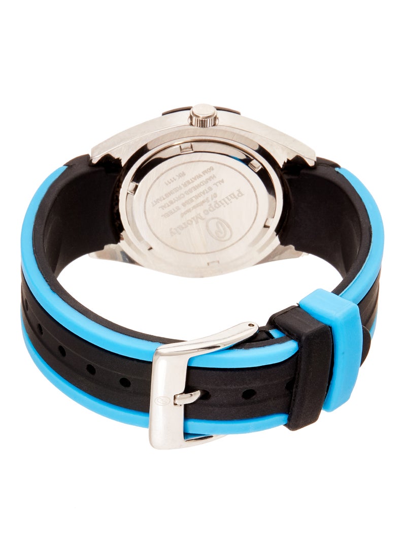 فيليب مورالي السويسرية ساعة يد بعقارب مقاومة للماء بسوار من المطاط طراز RK1111WWE - Image 3