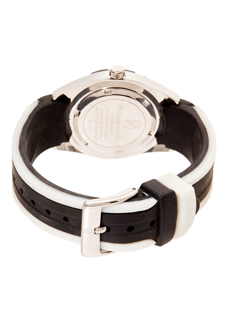 Philippe Moraly of Switzerland Water Resistant Rubber Analog Wrist Watch RK1111WWW - Image 3