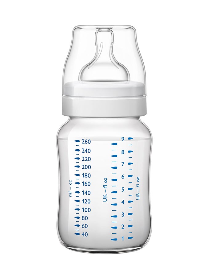 PHILIPS AVENT - Classic Plus Feeding Bottle, Clear - 260ml - Image 1