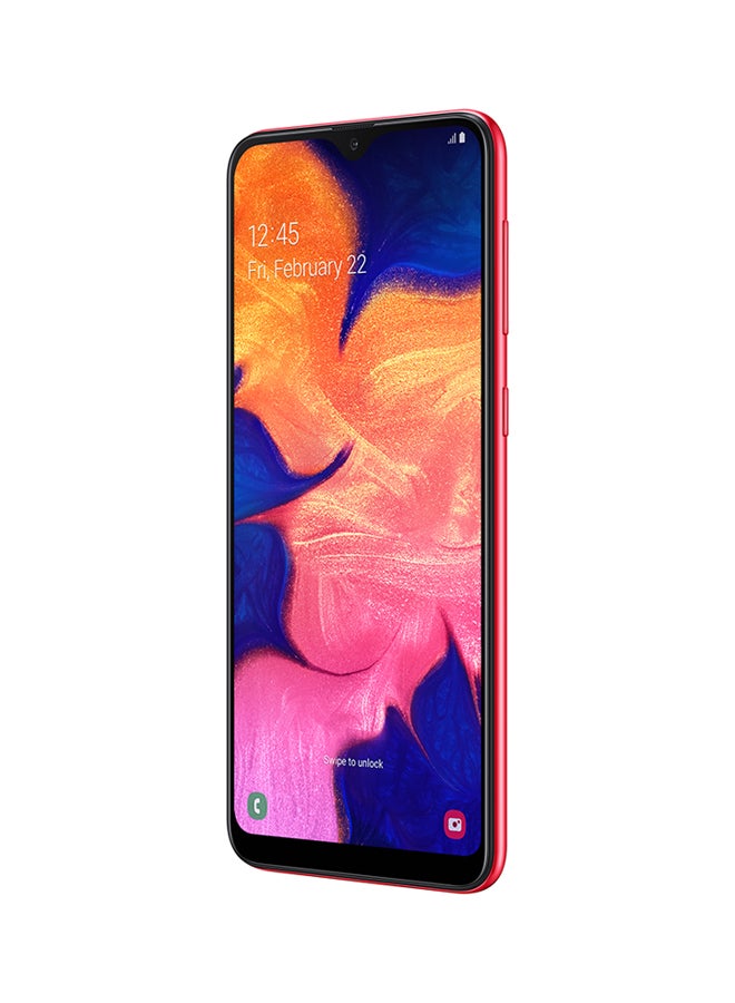 Samsung - Galaxy A10 Dual SIM Red 32GB 2GB RAM 4G LTE - Image 1