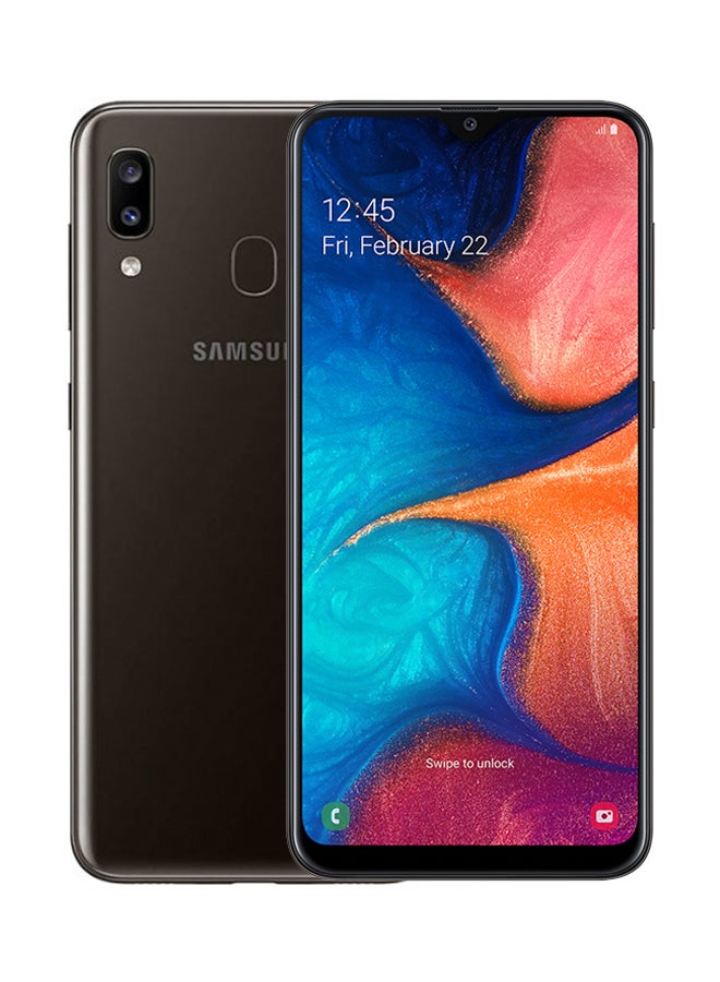 Samsung - Galaxy A20 Dual SIM Black 3GB RAM 32GB 4G LTE - Image 1