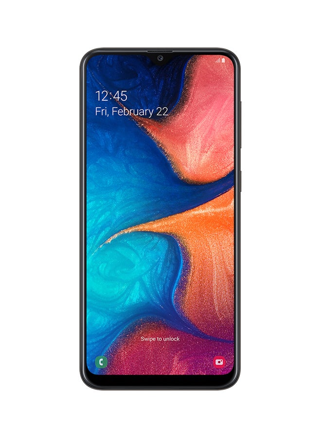 Samsung - Galaxy A20 Dual SIM Black 3GB RAM 32GB 4G LTE - Image 1