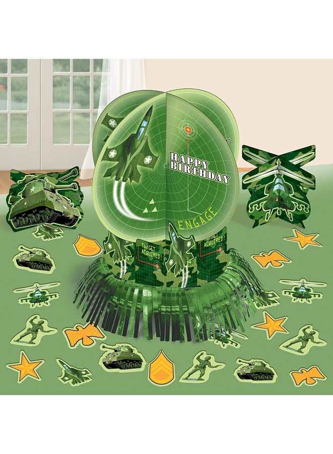 أمسكان طقم أدوات تزيين طاولة أنجرام كاموفلاج من 23 قطعة