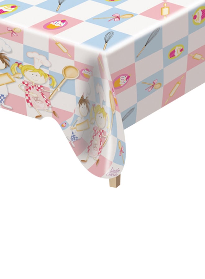 أمسكان غطاء طاولة بلاستيكي بتصميم طهاة صغار