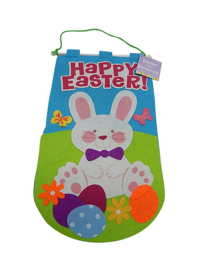 أمسكان زينة مصنوعة من اللباد بتصميم لافتة تعلق على الباب للتزيين في حفلات الأعياد