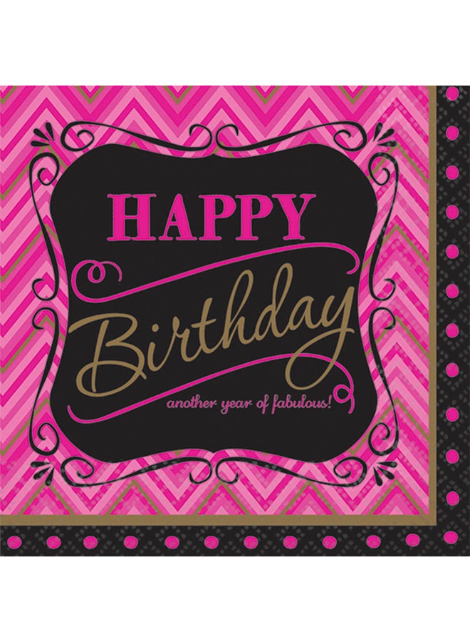 Amscan Happy Birthday Lunch Napkin Tableware Party Supplies