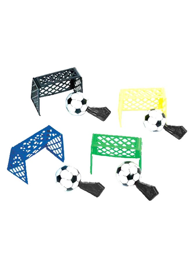 أمسكان لعبة كرة قدم الطاولة بحجم ميني مكونة من 12 قطعة
