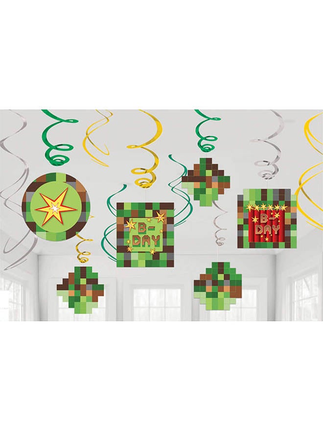 Amscan Tnt Party! Swirl Decorative Set for Birthday Party Decorations, Party Celebration