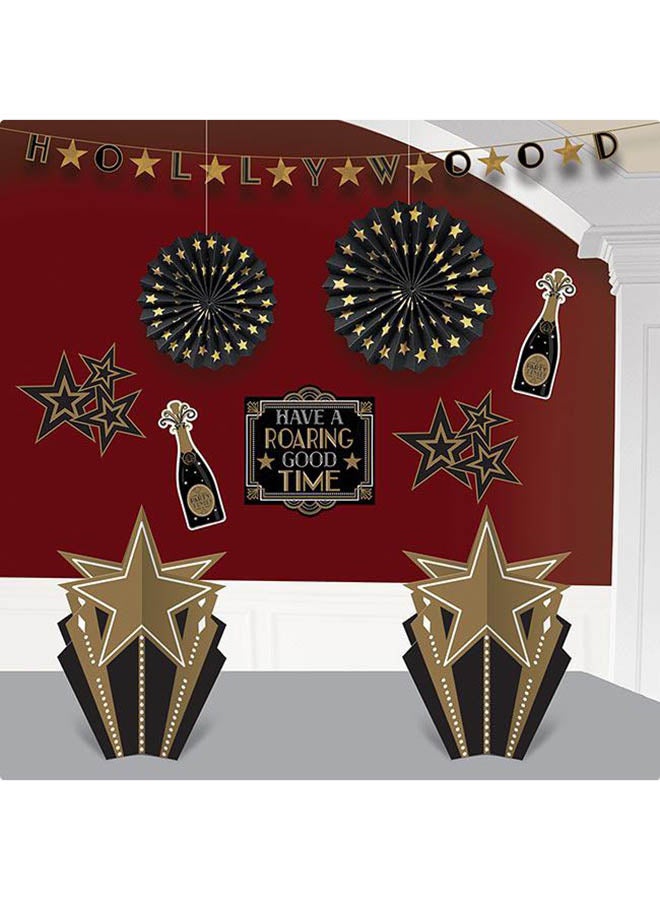 أمسكان مجموعة الزينة جليتز آند جلام مصنوعة من القصدير