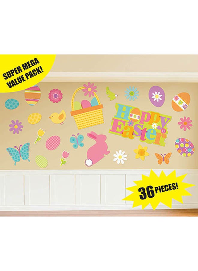 Amscan 36-Piece Printed Paper Cutouts