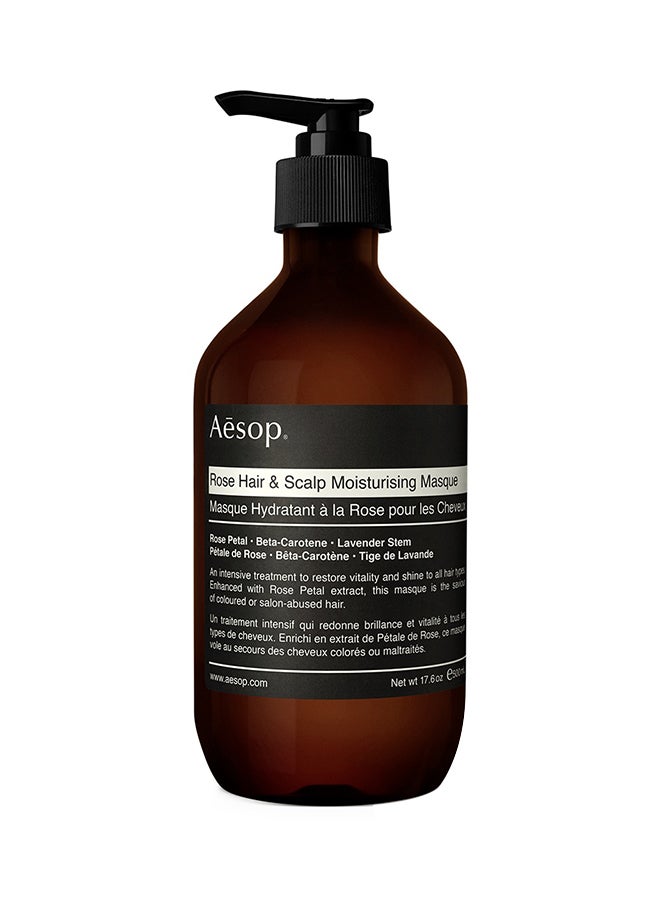 أيسوب ماسك ترطيب للشعر وفروة الرأس بالورد 500ملليلتر