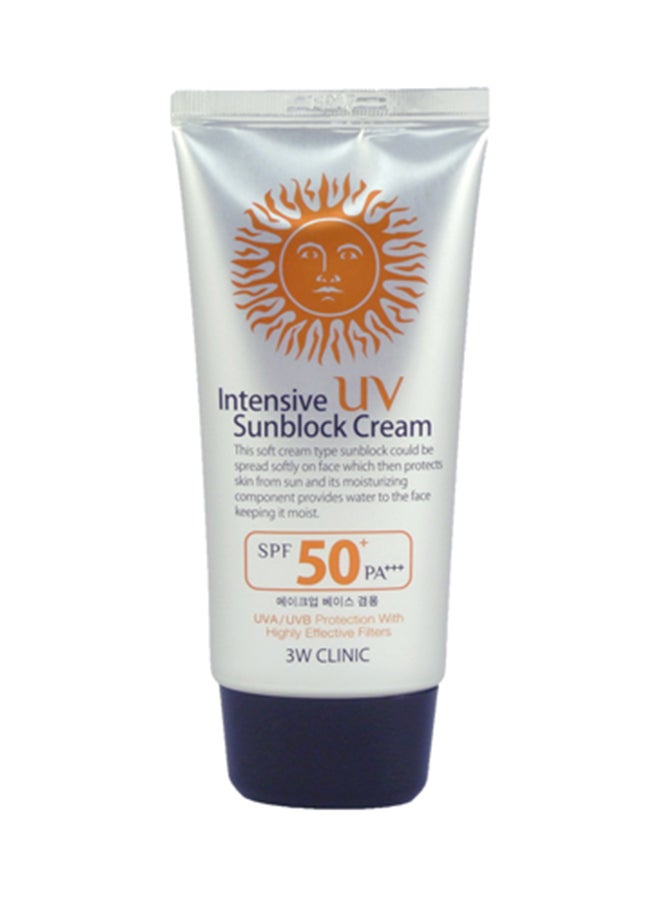 3W CLINIC Intensive UV Sunblock Cream 70ml 