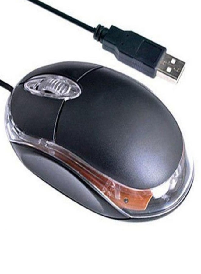 Zero USB Optical Mouse Black