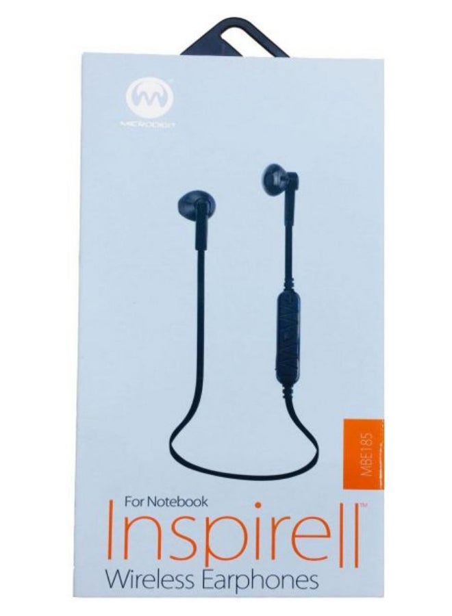 ميكرو ديجيت سماعة أذن داخلية لاسلكية تعمل بالبلوتوث مع ميكروفون أسود