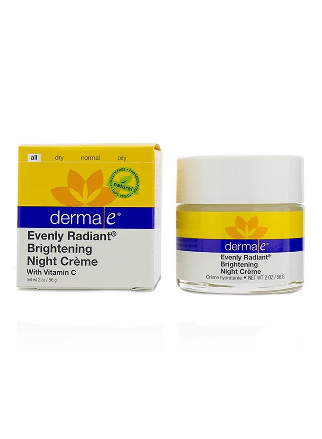 derma-e Evenly Radiant Brightening Night Cream 56grams