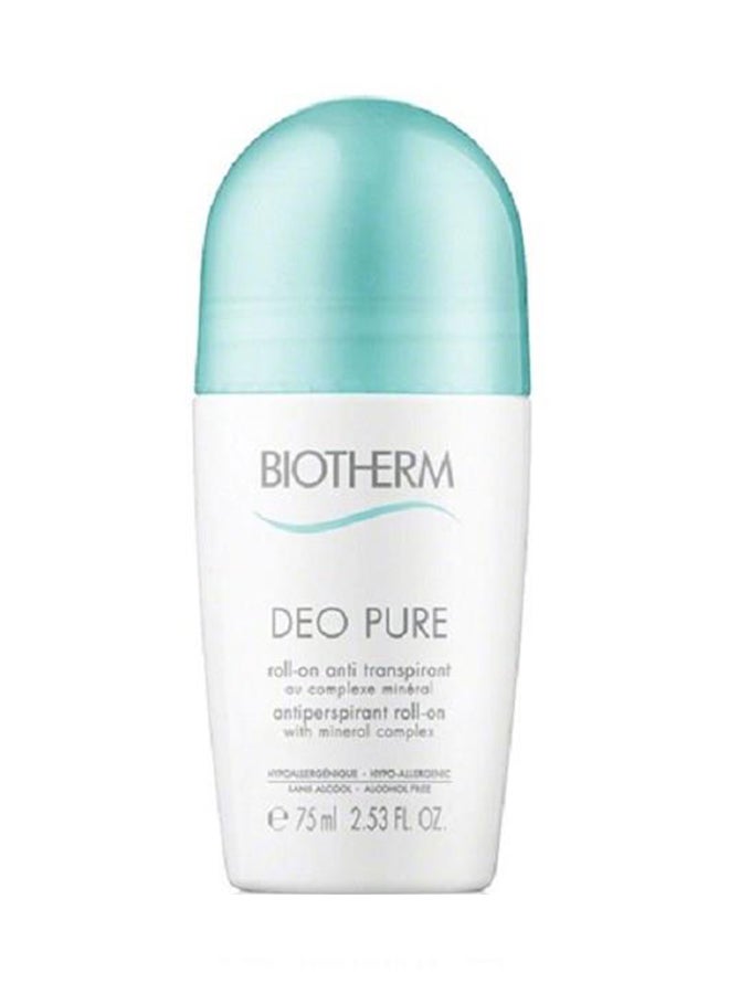 BIOTHERM Deo Pure Antiperspirant Roll-on 75ml 