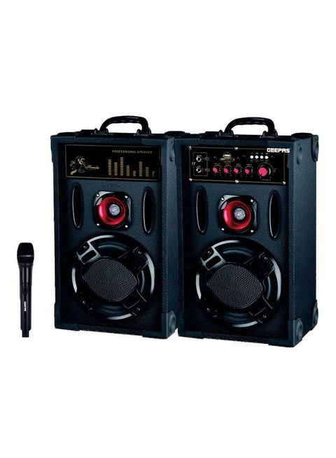 2 Channel Floor Standing Speaker GMS8425 Black